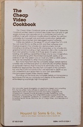Book_The-Cheap-Video-Cookbook_20231229_184424133.jpg The Cheap Video Cookbook by Don Lancaster from Howard W. Sams & Co., Inc; ISBN=0672215241: $19.93