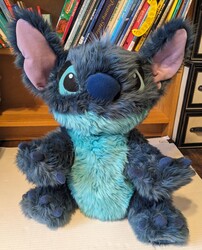 Disney_Stitch_Blue_Plush_large_20240223_203529575.jpg Disney Stitch, Large Blue Plush fuzzy cuddly, 18 Rare: $33.00