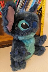 Disney_Stitch_Blue_Plush_large_20240223_203726849.jpg Disney Stitch, Large Blue Plush fuzzy cuddly, 18 Rare: $33.00