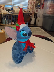 Disney_Stitch_Christmas_Blue_20231212_173800451.jpg Disney Stitch, Blue, Plush, Christmas: $10,025