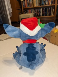 Disney_Stitch_Christmas_Blue_20231212_173838598.jpg Disney Stitch, Blue, Plush, Christmas: $25