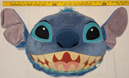 Disney_Stitch_overnite_pillow_20231218_221536819.jpg Disney Stitch, Large Blue Plush overnite pillow with pajama pouch: 10,027.79