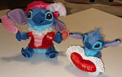 Disney_Stitch_plush_Valentine_small_20240124_191506600.jpg Disney Stitch, plush Valentine theme, small: $24.77