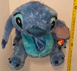 Disney_Stitch_with_zipper_pouch_20231218_190953180.jpg Disney Stitch, Large Plush Blue with zipper pouch storage: $27.89