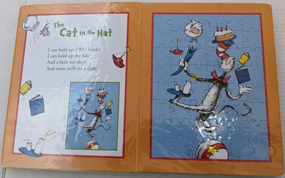 Dr. Seuss Jigsaw Puzzle Book; Collection of six 48-piece jigsaw puzzles, New: $10,059