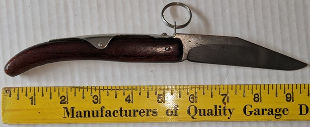 Okapi South Africa with LOCK RING Knife, Moon and Star Design, used, 10in/25cm: $31