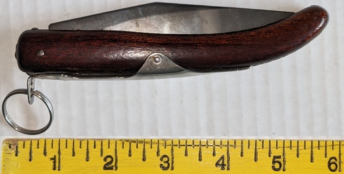 Okapi South Africa with LOCK RING Knife, Moon and Star Design, used, 10in/25cm: $31