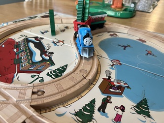Thomas the Tank Engine Winter Wonderland Set, 2002, Used: $10,057